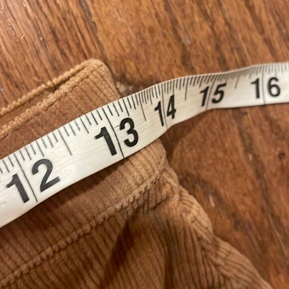 Express corduroy wide leg high rise crop pant size 2 - Picture 7 of 14